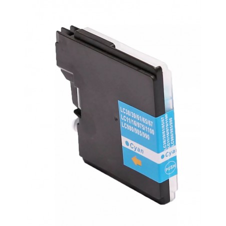 CARTUCCIA BROTHER LC 980/1100 CY COMP, 325P
Brother DCP 185 C, 380 Series, 385 C, 395 CN, 585 CW, 6690 CW, J 715 W / MFC 490 CW,