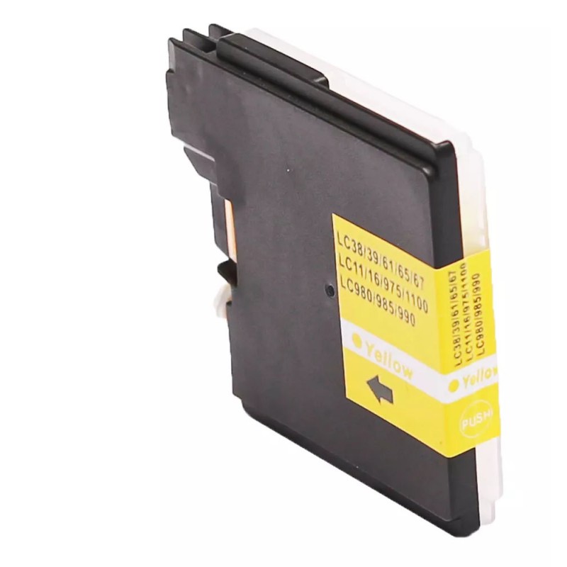 CARTUCCIA BROTHER LC 980/1100 YE COMP, 325P
Brother DCP 185 C, 380 Series, 385 C, 395 CN, 585 CW, 6690 CW, J 715 W / MFC 490 CW,