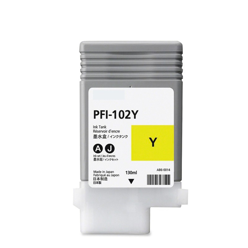 CARTUCCIA CANON PFI 102 YE RIGEN,130ML
Canon imagePROGRAF IPF 500, 510, 600, 605, 605 L plus, 610, 650, 655, 700, 710, 720, 750,
