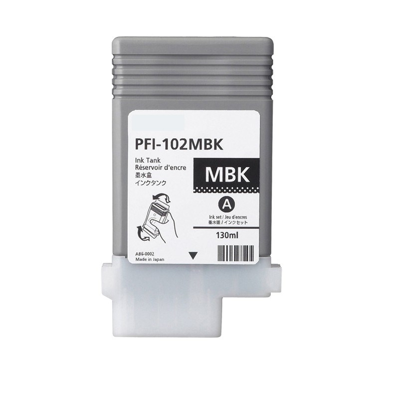 CARTUCCIA CANON PFI 102 MATTE BK RIGEN,130ML
Canon imagePROGRAF IPF 500, 510, 600, 605, 605 L plus, 610, 650, 655, 700, 710, 720
