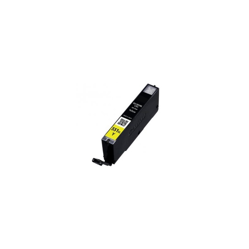 CARTUCCIA CANON CLI 551 XL YE COMP, 695P
Canon Pixma IP 7200 Series, IP 7250, IX 6800 Series, IX 6850, MG 5450, MG 5500 Series, 