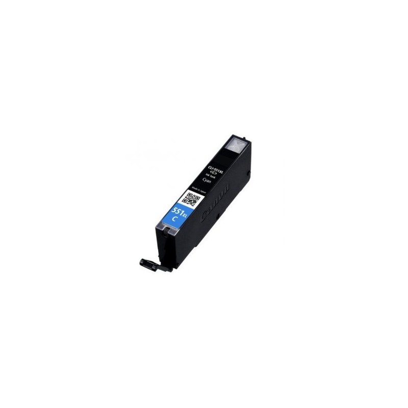CARTUCCIA CANON CLI 551 XL CY COMP, 695P
Canon Pixma IP 7200 Series, IP 7250, IX 6800 Series, IX 6850, MG 5450, MG 5500 Series, 