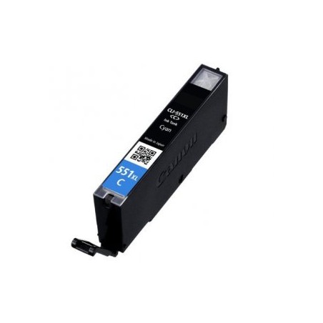 CARTUCCIA CANON CLI 551 XL CY COMP, 695P
Canon Pixma IP 7200 Series, IP 7250, IX 6800 Series, IX 6850, MG 5450, MG 5500 Series, 