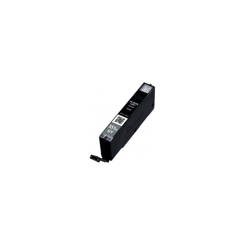 CARTUCCIA CANON CLI 551 XL GY COMP, 780P 
Canon Pixma IP 7200 Series, IP 7250, IX 6800 Series, IX 6850, MG 5450, MG 5500 Series,