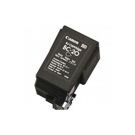 CARTUCCIA CANON BC-20 BK COMP, 1200P
Canon BJC 2100, 4200, 4450, 4550, 5000, 5500 / Canon Fax B 210 C