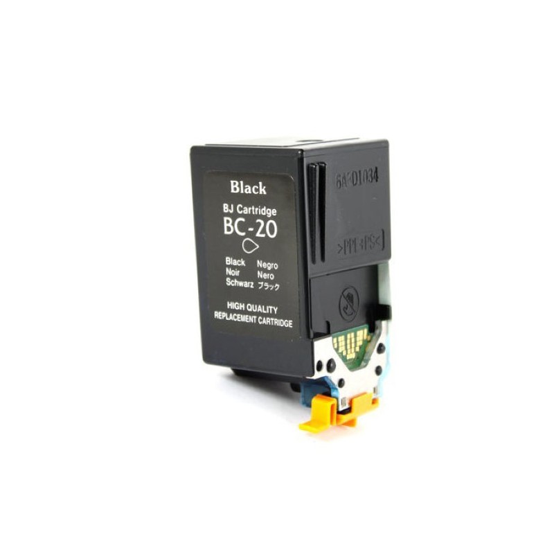 CARTUCCIA CANON BC 20 BK RIGEN, 900P
Canon BJC 400, BJC 400 J, BJC 410 J, BJC 411 F, BJC 420 J, BJC 430 J, BJC 455 J, BJC 2000, 
