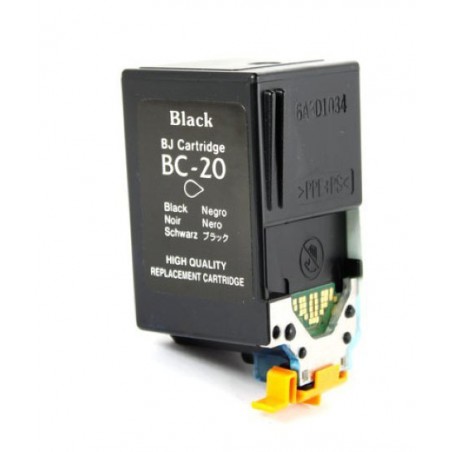CARTUCCIA CANON BC 20 BK RIGEN, 900P
Canon BJC 400, BJC 400 J, BJC 410 J, BJC 411 F, BJC 420 J, BJC 430 J, BJC 455 J, BJC 2000, 