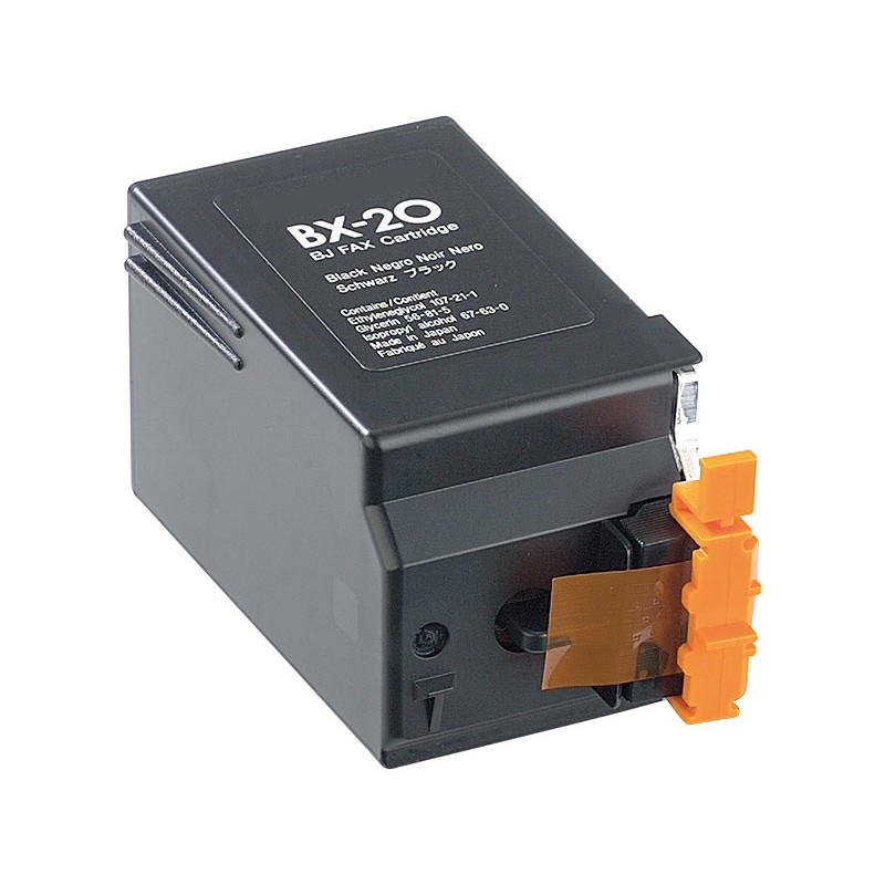 CARTUCCIA CANON BX 20 BK RIGEN, 900P
Canon FAX B 160, B 180, B 180 C, B 210 C, B 215 C, B 230 C, EB 10, EB 15, EB 20 / MultiPass
