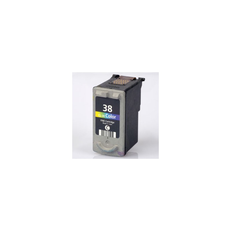CARTUCCIA CANON CL-38 COL RIGEN, 205P
Canon Pixma IP 1800, IP 1900, IP 2500, IP 2600, MP 140, MP 190, MP 210, MP 220, MX 300, MX