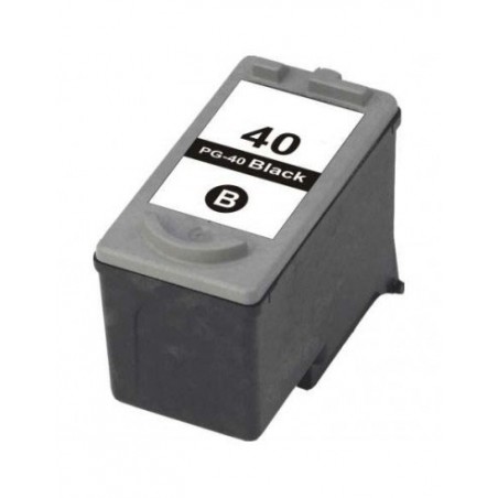 CARTUCCIA CANON PG-40 BK RIGEN, 195P
Canon Fax JX 200, 210 P / Pixma IP 1600, IP 1800, IP 1900, IP 2500, IP 2600, MP 140, MP 150