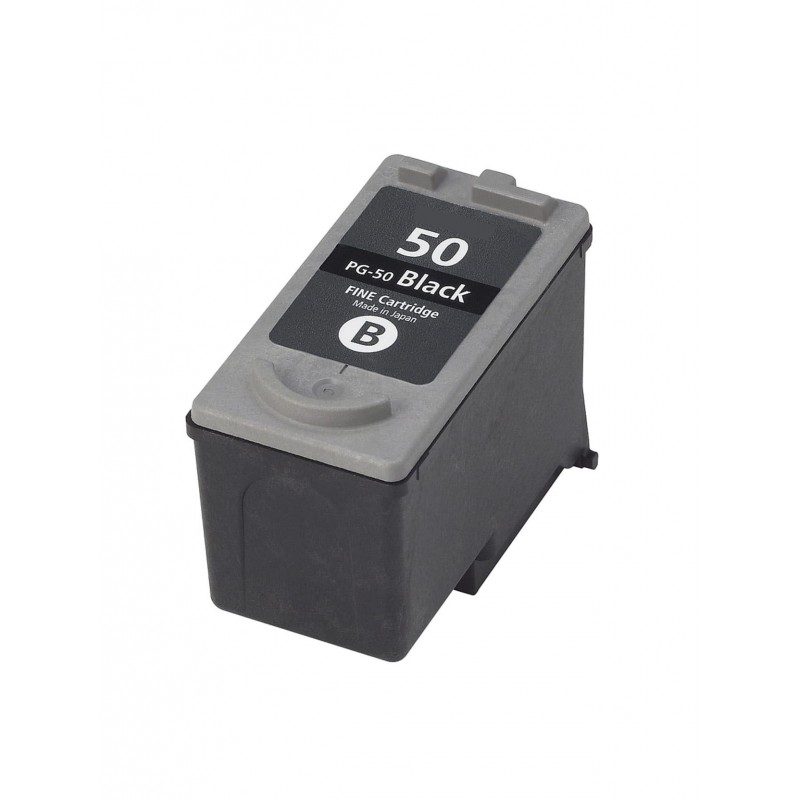 CARTUCCIA CANON PG-50 BK RIGEN, 300P
Canon Fax JX 200, 210 P / Pixma IP 2200, MP 150, MP 160, MP 170, MP 180, MP 460, MX 300, MX