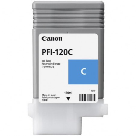 CARTUCCIA CANON PFI-120 CY RIGEN, 130ML 
Canon imagePROGRAFTM200, imagePROGRAFTM200MFPL24ei, imagePROGRAFTM200MFPT24, imagePROGR